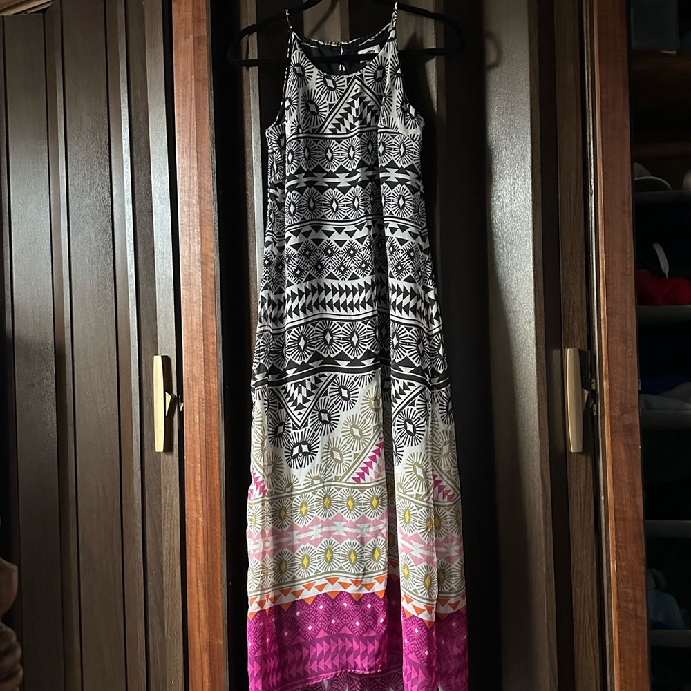 Geometric Maxi Dress
